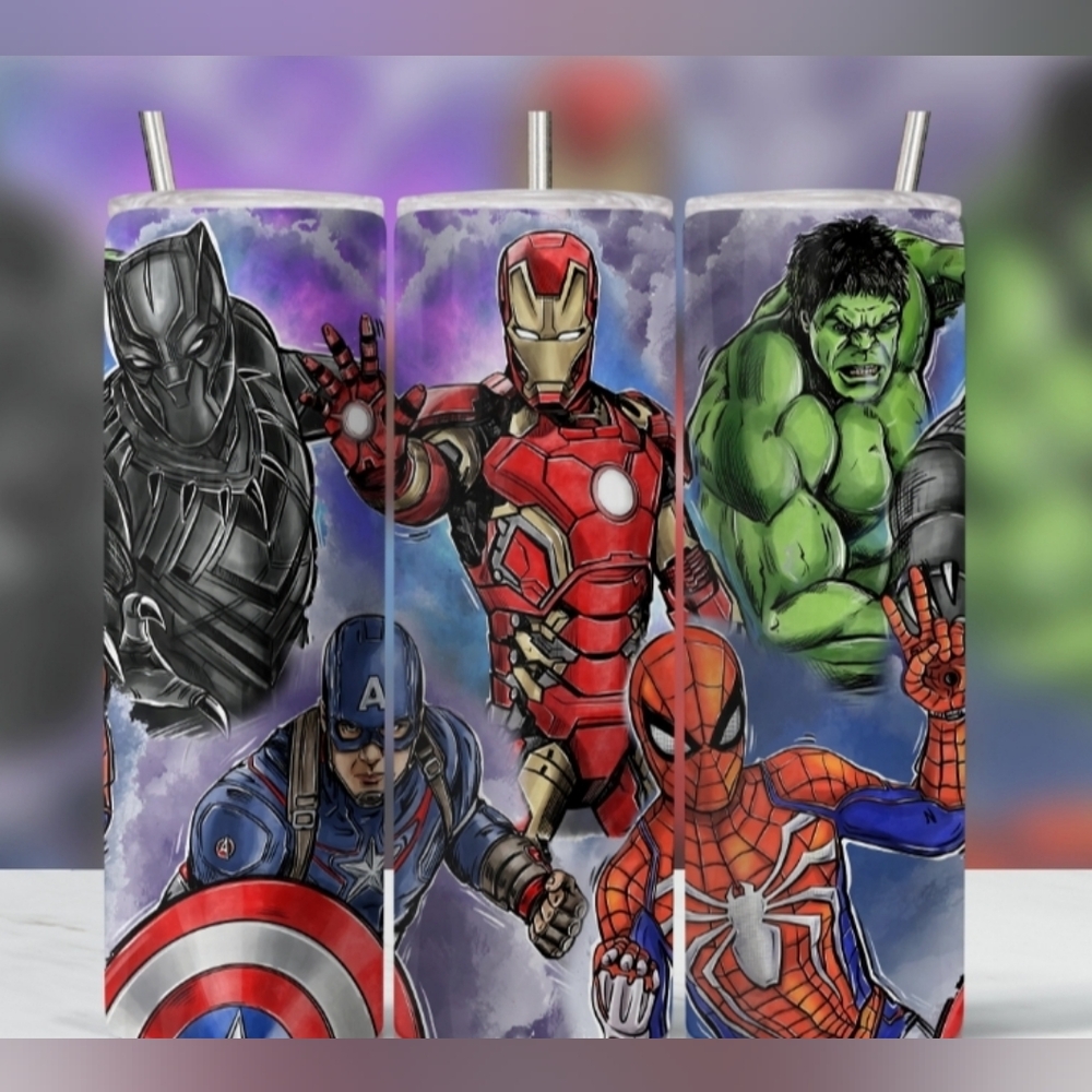 Super Heroes Tumbler